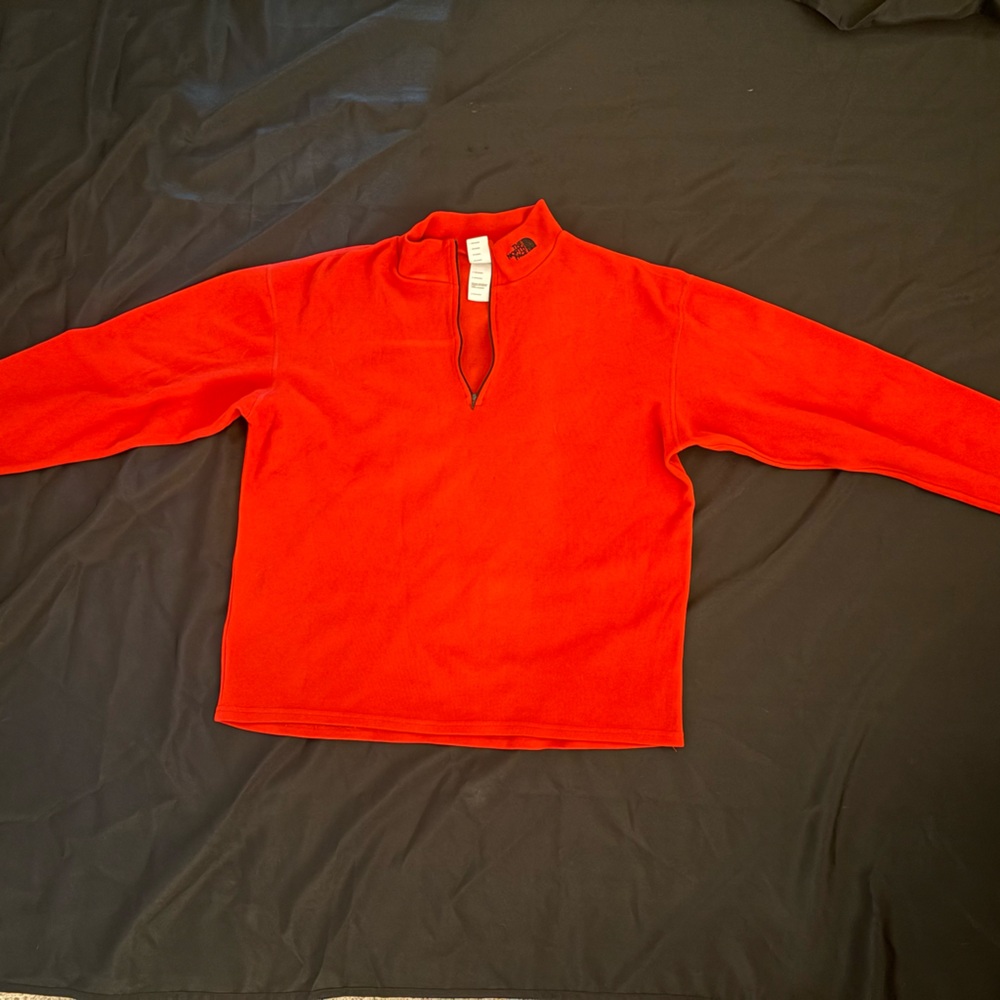 The North Face Fiery Red Quarter-Zip Pullover